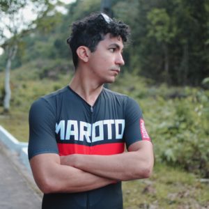Camisa Ciclismo  Preta Vermelho